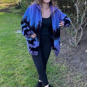 80's Vintage Fuzzy Jacket